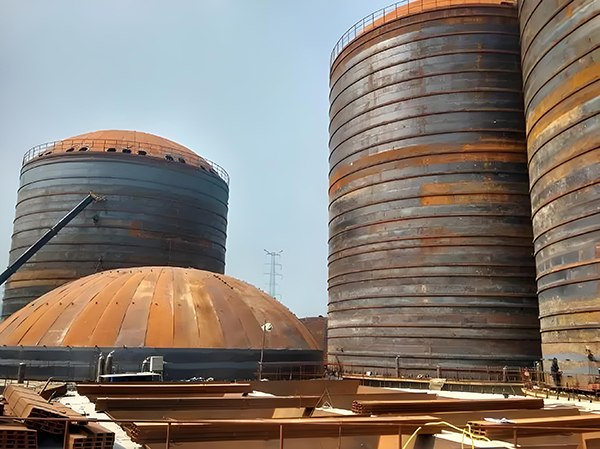 丰满焦粉钢板仓